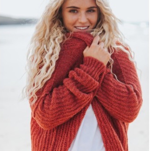 FP Red Weekend Getaway Cardigan - Picture 2 of 8